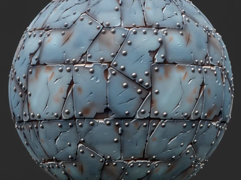 Stylized Metal Seamless Texture CG Textures
