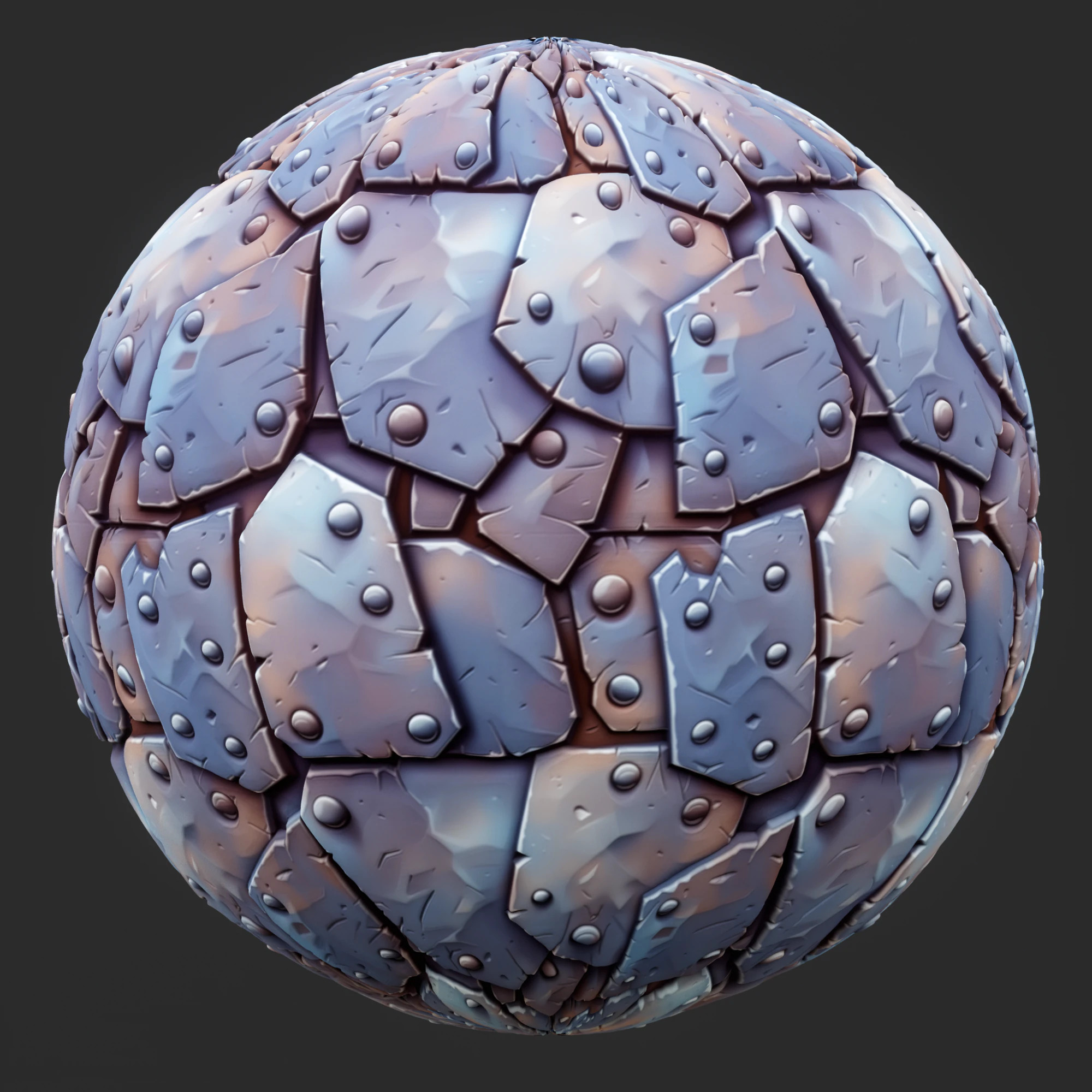 Stylized Metal Seamless Texture CG Textures .c4d .max .obj .3ds .fbx .stl .blend 