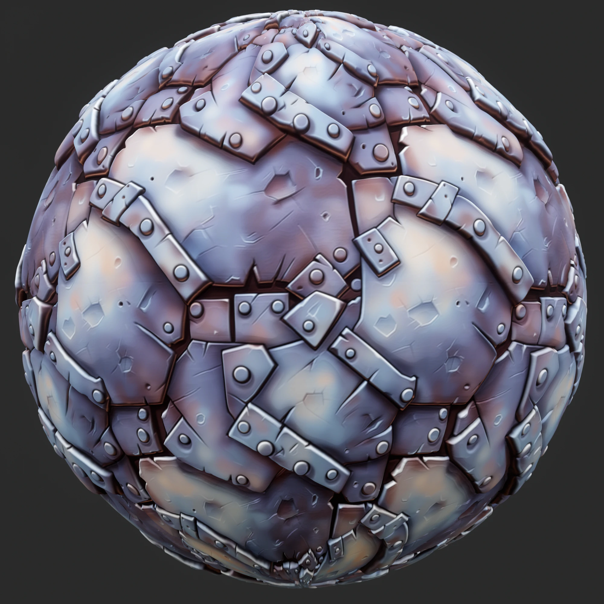 Stylized Metal Seamless Texture CG Textures .c4d .max .obj .3ds .fbx .stl .blend