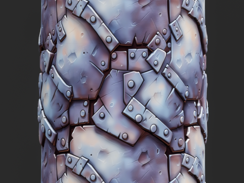Stylized Metal Seamless Texture Texturas CG
