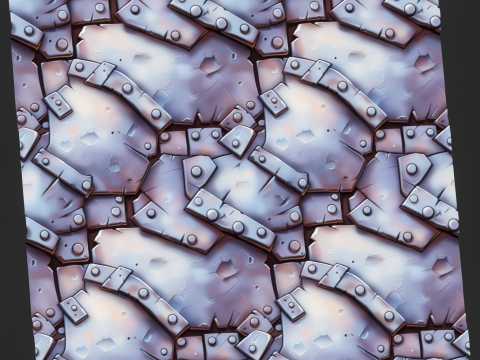 Stylized Metal Seamless Texture Texturas CG