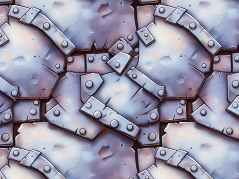 Stylized Metal Seamless Texture Texturas CG