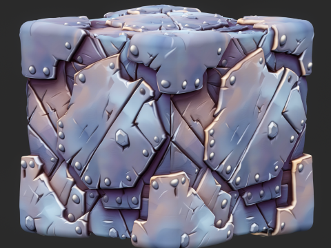 Stylized Metal Seamless Texture CG Dokuları