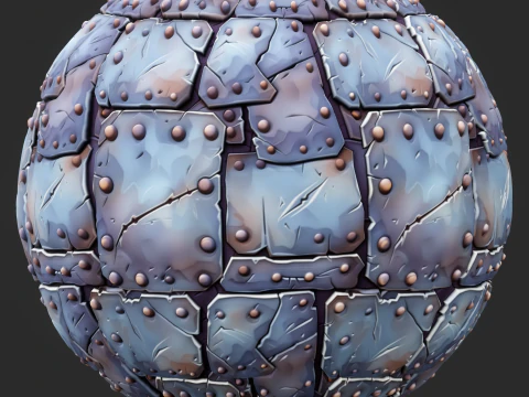 様式化された金属のシームレスなテクスチャ CG テクスチャ