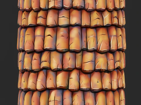 Stylized Roof Seamless Texture CG Textures