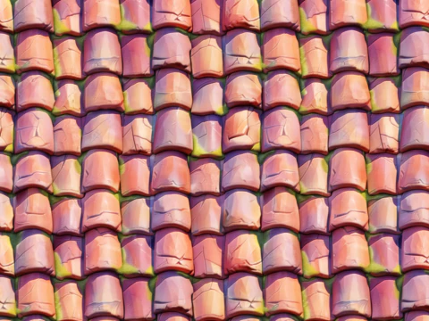 Textura sem costura de telhado estilizado Texturas CG