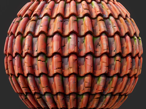 Gestileerde dak naadloze textuur CG Texturen