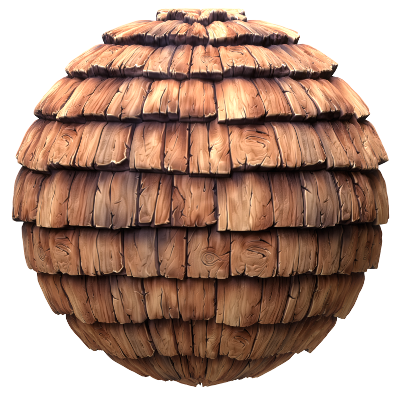 Stylized Roof Seamless Texture CG टेक्स्चर्स .c4d .max .obj .3ds .fbx .stl .blend 