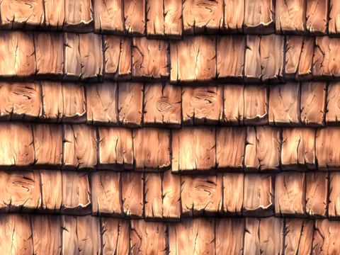 Textura sem costura de telhado estilizado Texturas CG