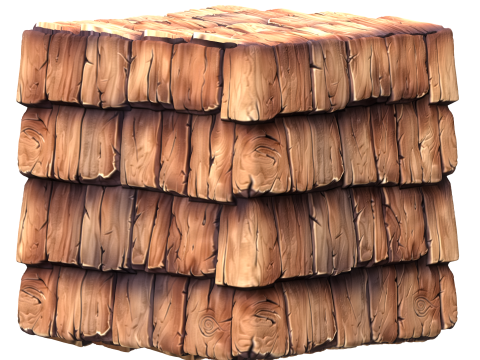 Stylized Roof Seamless Texture CG टेक्स्चर्स