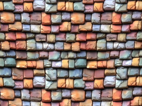 Stylized Roof Seamless Texture CG Textures