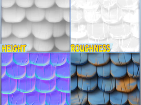 Struttura senza giunte del tetto stilizzato CG Textures