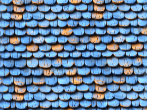 Stylized Roof Seamless Texture CG Texturen