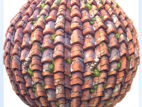 Stylized Roof Seamless Texture CG Textures