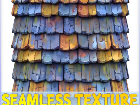 Gestileerde dak naadloze textuur CG Texturen