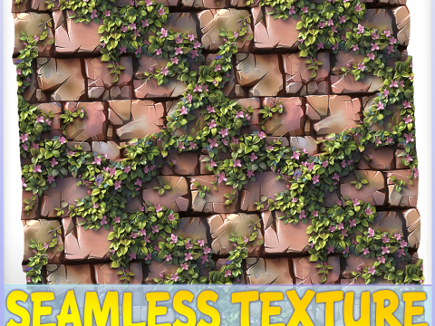 Stylized Wall Seamless Texture CG Textures