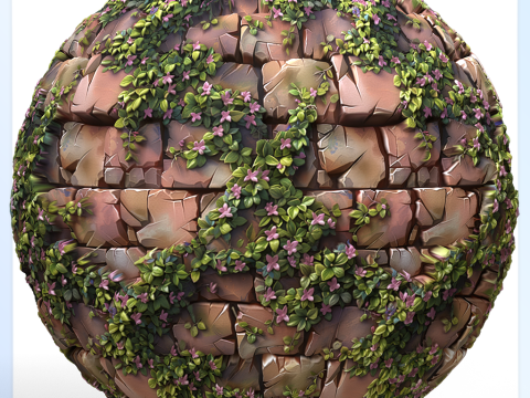 Stylized Wall Seamless Texture CG Texturen