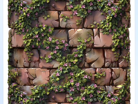 Stylized Wall Seamless Texture CG Texturen