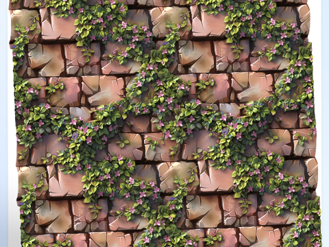 Stylized Wall Seamless Texture CG Texturen