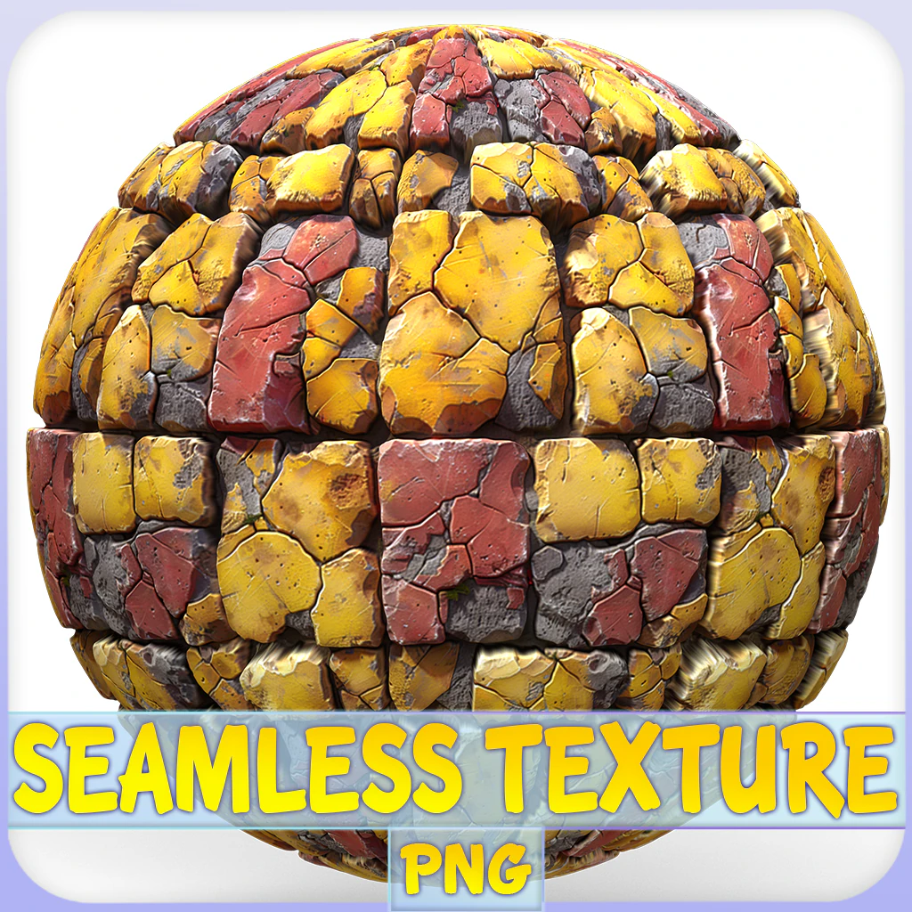 Stylized Wall Seamless Texture CG Textures .c4d .max .obj .3ds .fbx .stl .blend 