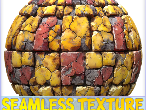 Stylized Wall Seamless Texture CG Textures