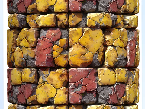 Stylized Wall Seamless Texture CG Textures