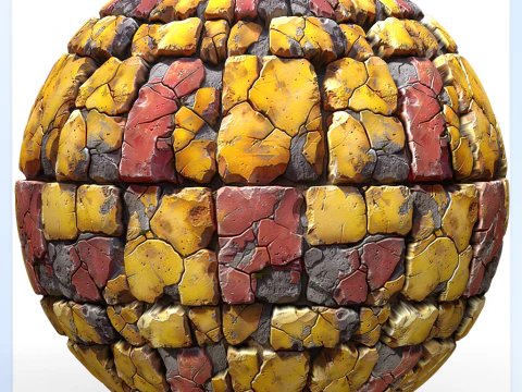 Stylized Wall Seamless Texture CG Textures