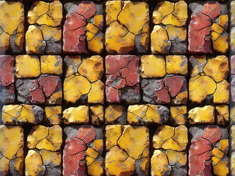 Stylized Wall Seamless Texture Texturas CG