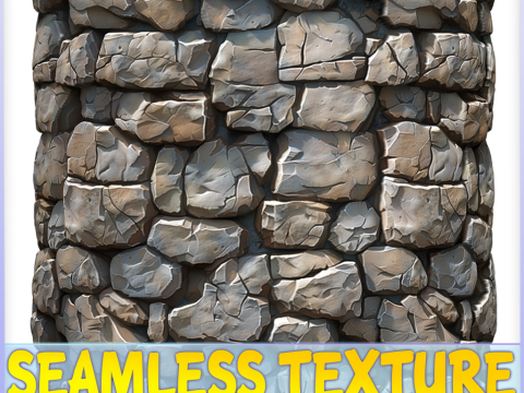 Stylized Wall Seamless Texture CG Textures
