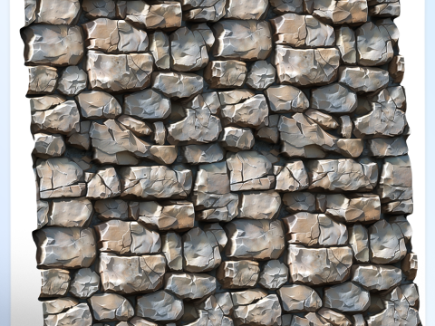 Stylized Wall Seamless Texture Texturas CG