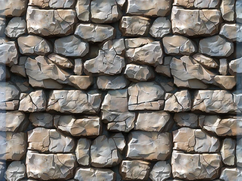 Stylized Wall Seamless Texture CG Textures