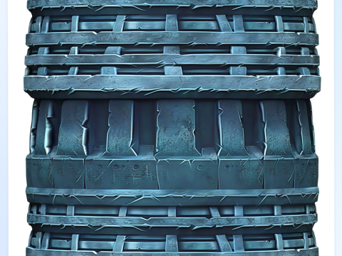 Stylized Wall Seamless Texture CG Текстури