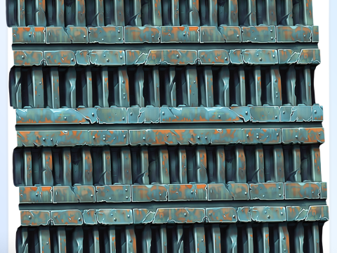 Stylized Wall Seamless Texture CG Textures