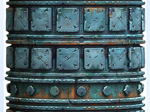 Stylized Wall Seamless Texture CG Textures