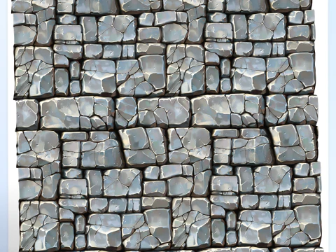 Stylized Wall Seamless Texture CG Textures