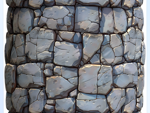 Stylized Wall Seamless Texture CG Dokuları