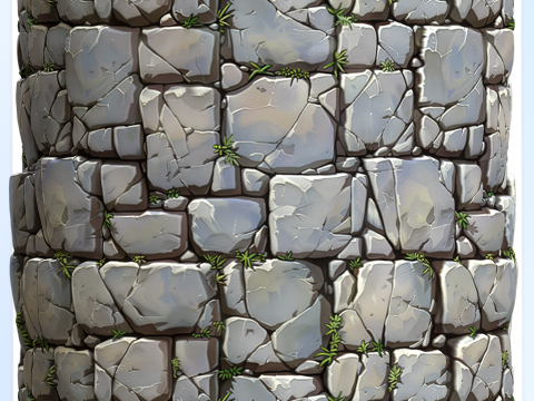 Stylized Wall Seamless Texture CG Текстури
