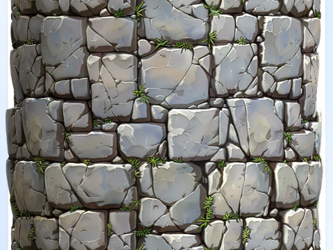 Tekstur Mulus Dinding Bergaya Tekstur CG