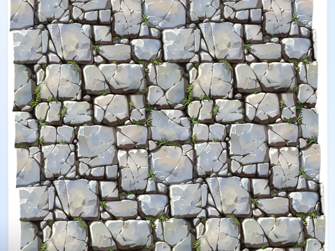 Stylized Wall Seamless Texture CG Текстури