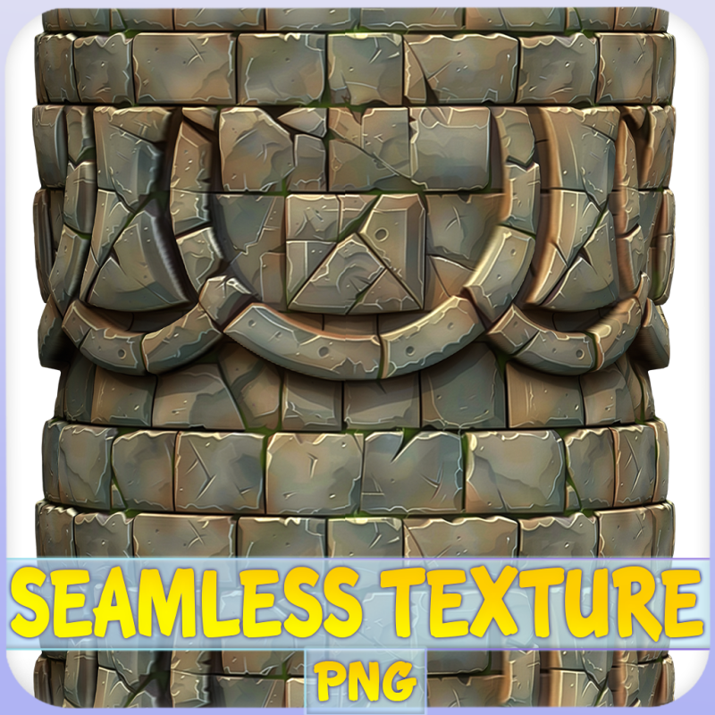 Stylized Wall Seamless Texture Texturas CG .c4d .max .obj .3ds .fbx .stl .blend 