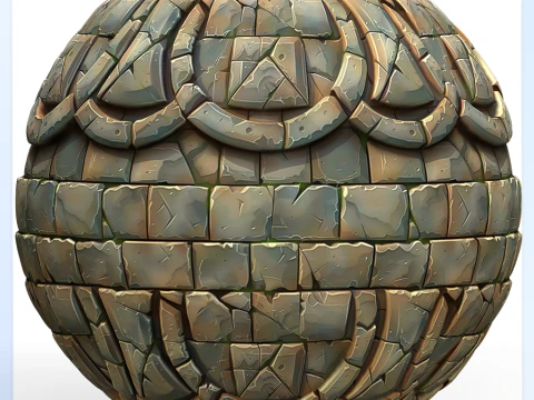 Stylized Wall Seamless Texture CG Textures