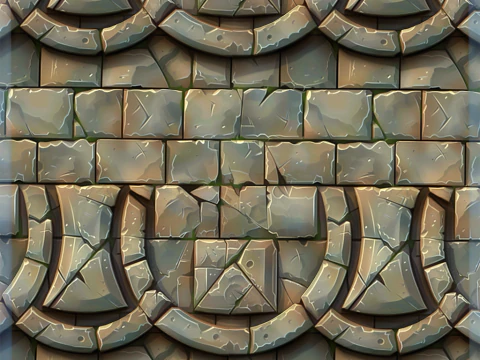Stylized Wall Seamless Texture CG Textures