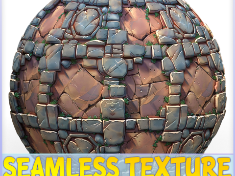 Stylized Wall Seamless Texture CG 纹理