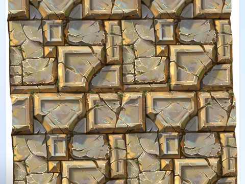 Stylized Wall Seamless Texture Texturas CG