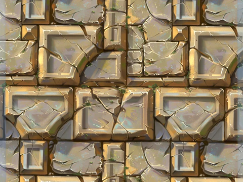 Stylized Wall Seamless Texture CG Textures