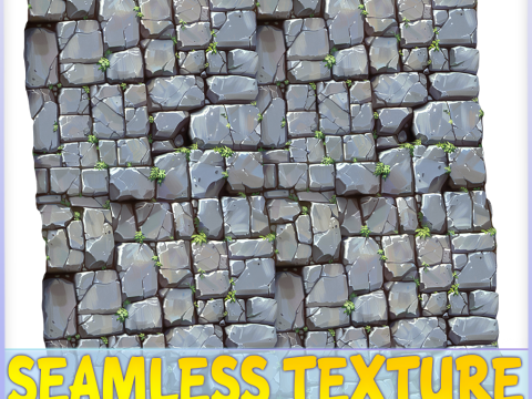 Stylized Wall Seamless Texture Texturas CG