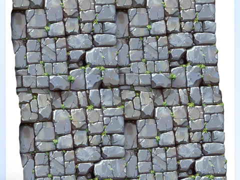 Stylized Wall Seamless Texture CG Textures