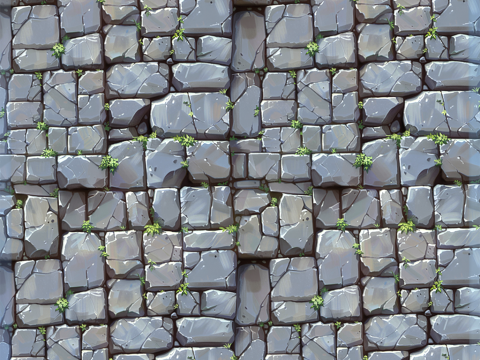 Stylized Wall Seamless Texture Tekstur CG
