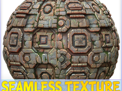 Stylized Wall Seamless Texture CG Textures