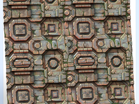 Stylized Wall Seamless Texture Texturas CG